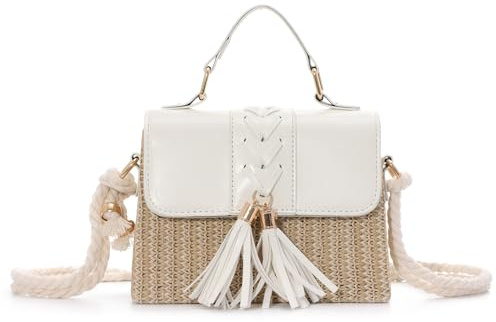 Syrads Sac à Bandoulière et Pochette de Plage d'Été pour Femmes