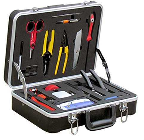 Glasfaserspalter Glasfaserspalter TM11S Fusion-Splitier, der den roten Lichtquellen-Test, saubere und fallsichere Toolbox/Fibre Toolbox unterstützt Vielseitig und kompakt