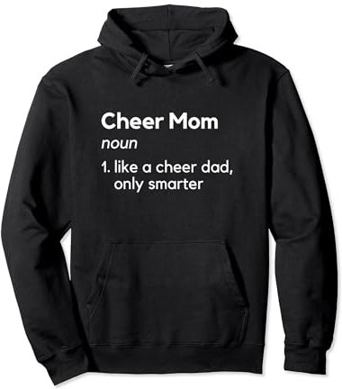 Cheer Mom Cheerleading Definition Pullover Hoodie
