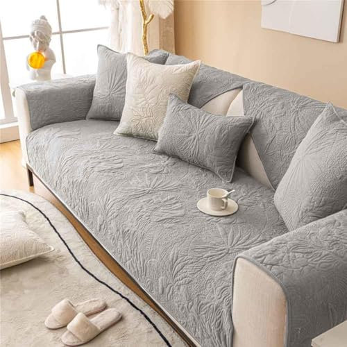 HLTQL Sofabezug 1 2 3 4 Sitzer Sofaschoner rutschfest Couchbezug L Form Waschbarer Dekor Perim Sofa Decken Sofaschutz Katze Hund Decke Doppelseitiger Gesteppter,#5-90x160cm