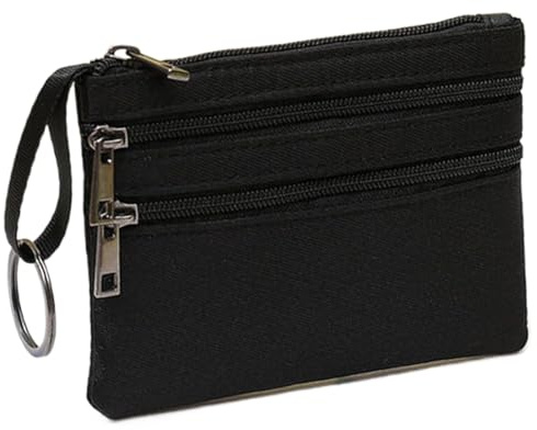 XENQITO 1pcs Portefeuille Universel pour Homme et Femme mini porte-monnaie Portefeuille de Carte de Crédit Mini Petit Portefeuille avec Porte-clés pour Argent et jeton, se Glisse dans la Poche