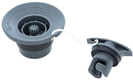 Ceprznvey Copertura per valvola per kayak, ricambio per materasso ad aria portatile, design a spirale a tenuta stagna, copertura per valvola gonfiabile multifunzionale, tavola da pagaia, 6,1 x 4,1 cm