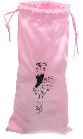 POPETPOP Sacchetto Per Scarpe Da Danza Classica Organizer Portatile Coulisse Per Pantofole Per Ballerini Rosa Lavabile e Resistente Per Scarpette Da Ballo e Scarpe Da Punta