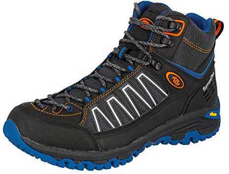 Brütting Mount Meloni Unisex Vuxen Hajk- & vandringskängor, Svart/orange/blå, 42 EU