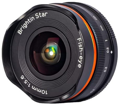 Brightin Star 10mm F5.6 Fisheye Lens for Nikon Z Mount Mirrorless Cameras, Manual Focus Prime Ultra-Wide Angle APS-C Lens Fit for Z-6II,Z-7II,Z5,Z50,Z9,Z50,Z-FC,Z30