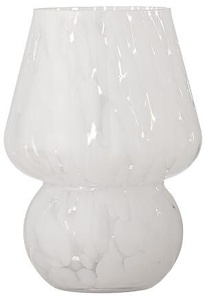 Bloomingville - Halim Vase, weiß, Glas (82060243)