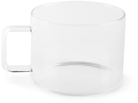 Excelsa Essential Set 6 Jumbo Trasparenti, Vetro Borosilicato, Capacità 500 Ml.