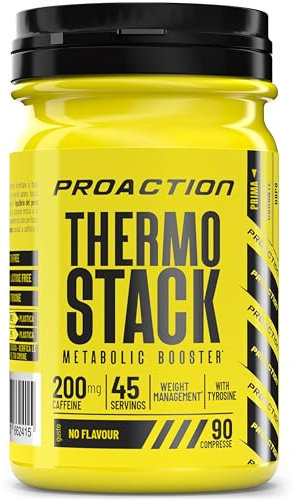 ProAction Brucia Grassi Potenti Veloci | Dimagrante Forte Veloce Donna Uomo | Integratori Per Dimagrire con Mix di Estratti Naturali | Termogenico in Pillole Dimagranti Veloci Efficaci | 90 Compresse