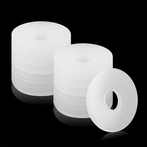 Türscharnier Unterlegscheiben, 60 Stück Unterlegscheiben Türscharnier für Standard Zimmertüren Türblatt, 10mm x 15mm Montageringe Ohne Abriebspuren, 1mm 30PCS & 2mm 30PCS