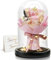 DINGHENG Rosa eterna en cristal con LED rosa ramo de flores regalo para mujeres decoración del hogar flores reales duraderas para novia Navidad día de San Valentín día de la madre cumpleaños