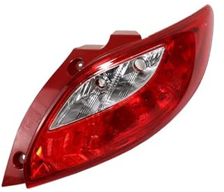 SHGJGH Auto Rückleuchte Für Mazda 2 Für Schrägheck 2007 2008 2009 2010 2011 Autozubehör Rücklicht Warnlicht Stop Ohne Rücklicht Rücklicht (Recht)