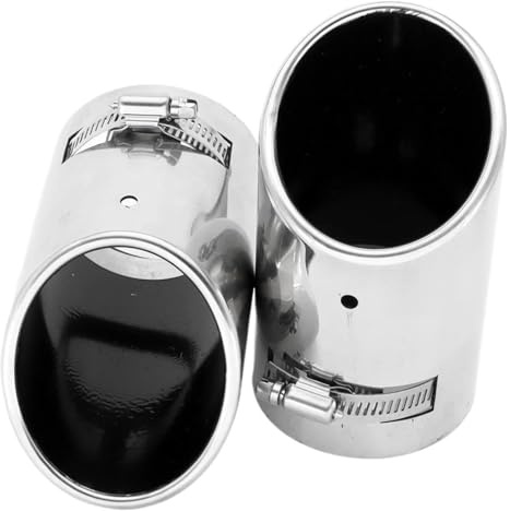 automobili terminale di scarico Per VW Per Passat CC B6 3C EOS 52-73mm Terminale Scarico Auto Posteriore Silenziatore Rotondo Tubo Finale