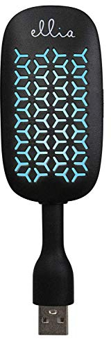 Ellia Unwind Auto Aroma Diffuser - USB-betriebener Auto- und Raumduft mit ätherischen Öl-Pads ohne Wasserbefüllung, mit farbwechselndem Licht und Ersatz-Duft-Pads, fürs Auto oder zu Hause