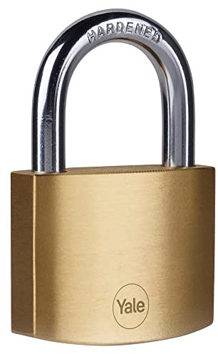 Yale Y110B/50/126/1/B Lucchetto in ottone, 50 mm, 1 scatola, 50mm