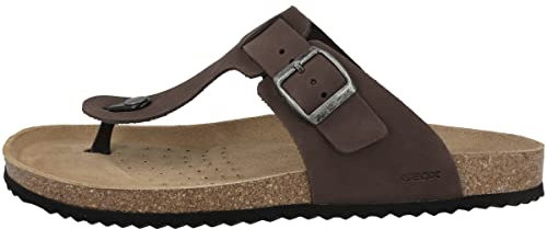 Geox Herren U Sandal Ghita D Sandalen,Dk Coffee,43 EU