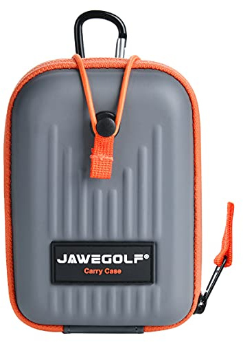 JAWEGOLF Golfavståndsmätare hårt skal bärväska låda EVA-väska kompatibel med Bushnell TourX V2 V3 V4 V5 Pro X2 Pro XE och Garmin Z80 Z82, Grått, L, Kompatibel