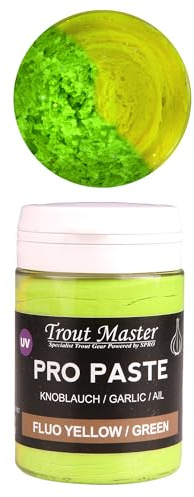 Spro Trout Master Pro Paste - UV-aktive, Schwimmende Forellenpaste für Maximalen Fangerfolg, Trout Fishing Bait UV - Forellenköder für Großforellen, Trout Bait
