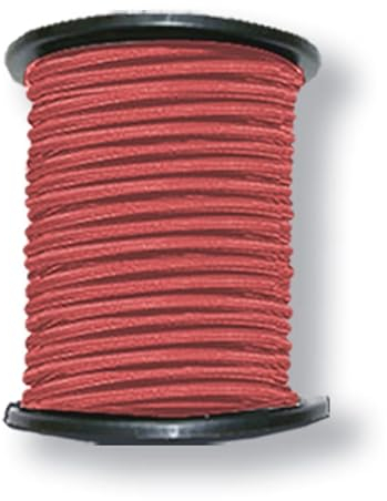 Corda di espansione Ø 6 mm rosso chiusura a corda con o senza gancio Simplex (cavo di espansione Ø 6 mm rosso 100 m)