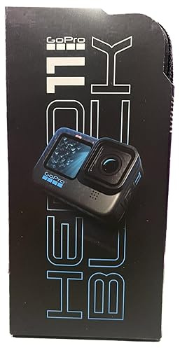 GoPro HERO11 Black - Waterproof Action Camera with 5.3K60 Ultra HD Video, 27MP Photos, 1/1.9 Image Sensor, Live Streaming, Webcam, Stabilization