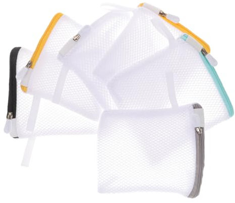 SOLUSTRE 12 Stück Wäschebeutel Reißverschluss Maschinenwäsche Netzbeutel Wäschenetz Bluse Strumpfwaren Kleidung Oberteil Feinmaschiger Waschbeutel BHS Wäschebeutel