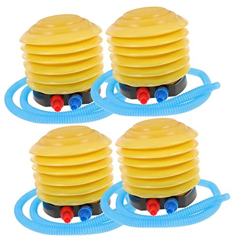 Veemoon 5-inch Foot Pump for Inflatables 4Pcs Air Mattress Bed Pump for Pool Float Ball Boat Multipurpose Easy to Store