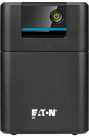 Eaton UPS 5E Gen2 700 USB IEC - Line-Interactive Uninterruptible Power Supply - 5E700UI - 700VA (4 IEC-C13 Ports, Silent, Power Off Software)