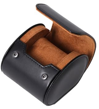 Mumuve Leder Uhren Aufbewahrungsbox Staubdicht Organizer 3-Slot Uhrenetui Tragbare Uhrenrolle Reiseetuis Für Reisen Herren Uhrenbox Für Damen