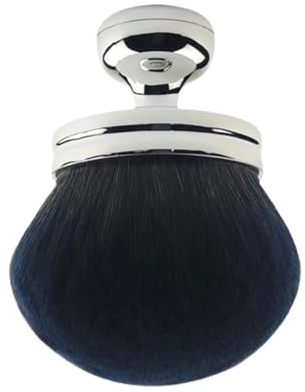 demaxiyad Pennello per cipria sciolta, pennello per cipria in polvere, portatile, grande, per trucco viso, per adulti, ragazze, donne