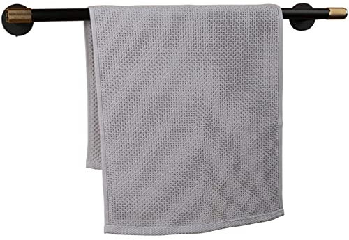Generisch handtuchständer Handtuchhalter fürs Badezimmer einzelner Handtuchhalter zur Wandmontage aus Messing schwarzer Halter für Badezimmer-Aufbewahrungszubehör klassisches Design mit einzigartigem