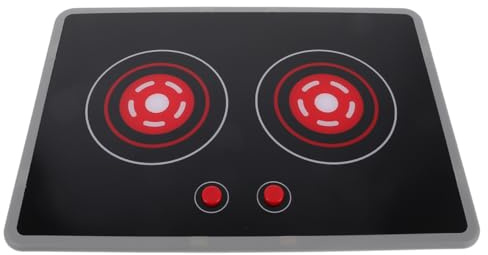 BESPORTBLE Jouet De Cuisinière À Induction pour Enfants Plaque Induction Jouet Enfant avec Sons Et Lumières Jeu De Cuisine D’Imitation pour Jeux De Rôle Et Intérieur