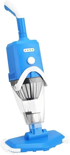 Aspirapolvere elettrico portatile per piscina, design senza fili, con 2 modalità di pulizia, ricarica della batteria, durata 90 minuti, pulisce fino a 70 l/min per piscine