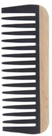 Spazzola per capelli in bambù districante pettine per capelli coda a denti larghi pettine a denti fini maniglia per donne e uomini regali styling