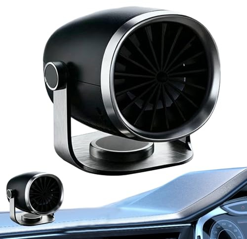 Chauffages De Voiture Pour Véhicules - 2 en 1 Ventilateur Dégivreur de Vitre,Branchement Rapide Défroster Voiture Chauffage Pare-brise - Pour Véhicules, SUV Et Fenêtres En Hiver, Chauffage Et