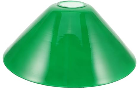 MOLUCKFU Retro Glass Lampshade Grün Vintage Ersatzglas für Banker Lampe Tischlampe Hitzebeständig Dekorativer Glasschirm für Pendel Wandleuchten