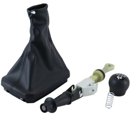 Gurtt 5-Gang-Schaltknauf aus Leder für Corsa C (2001-2006), TIGRA B (2004-2012), Combo C (2001-2011)