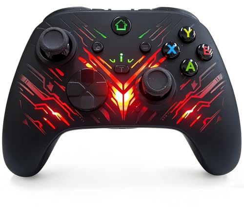 gamtooy X box 1 Controller, Gaming Remote for all series of X-box One Host and PC Win10+ with Programming Buttons, Turbo, LED Light, Firmware Upgrade Required From Third Party