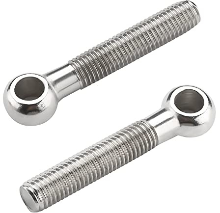 MroMax M14 x 80 mm 304 Edelstahl Maschinen Schulter Heben Augenschraube metrisches Gewinde 2 Stück