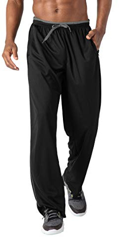KEFITEVD Pantaloni da Allenamento da Uomo Traspiranti Leggeri Pantaloni da casa Estivi Sottili Senza Polsini