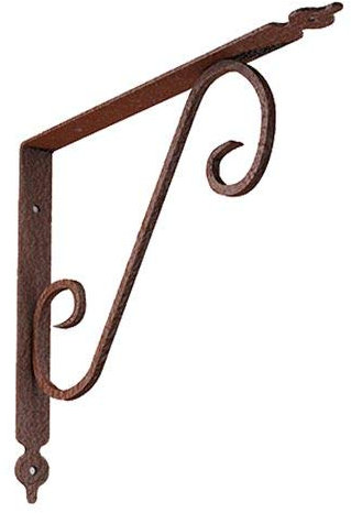 Regalhalterung, gehämmert, 10 Stück (14 x 11 cm, Kupfer, 45 kg)
