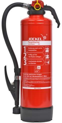 Jockel W6JX 34 - Auflade-Wasser-Feuerlöscher, 6L, EN3, 34A = 10LE