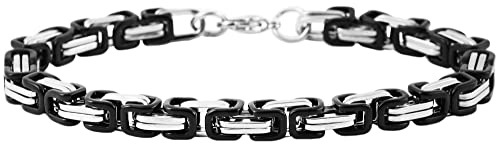 Akzent Blacks Herren-Armband Armschmuck Königskettenarmband Edelstahl 5030528