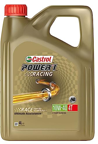 Castrol POWER1 RACING 4T 10W-40 4-Takt Motoröl, 4L