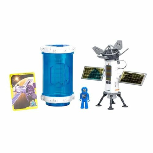 SILVERLIT - Astropod - Die Kommunikationsstation - Thema Universum und Raum - Konstruktion und Erfahrungen - Weltraumspielzeug für Kinder - Ab 6 Jahren