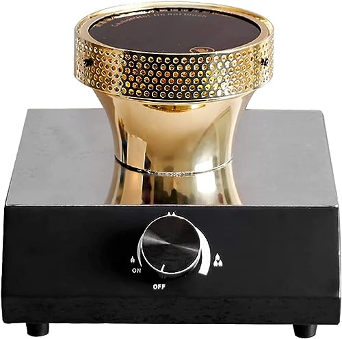 Riscaldatore bruciatore a sifone alogeno, display digitale LCD, interruttori rotativi Calore regolabile, nessuna fiamma libera e controllo della temperatura e risparmio energetico, per caffettiera a s