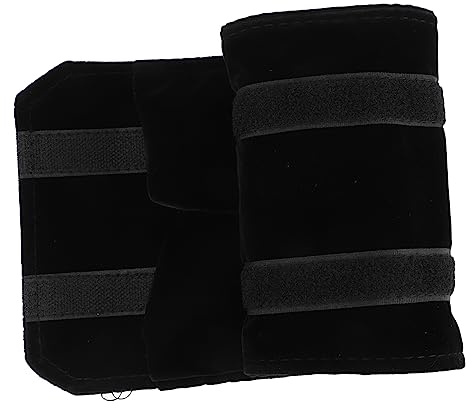 STOBAZA Bolsa De Rollo De Almacenamiento De Anillos Pendientes Plegables Bolsa De Anillos Collares Pulseras Estuche Joyero Portátil Soporte De Joyería De Gran Capacidad Bolsa De