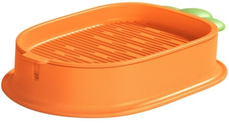 Toddmomy Convenient Cat Grass Planter Box Plastic Soilless Catnip Planting Tray Removable Tray Design Hydroponic Cat Plant Large Planting Area Carrot Flowerpot Tableware Snack