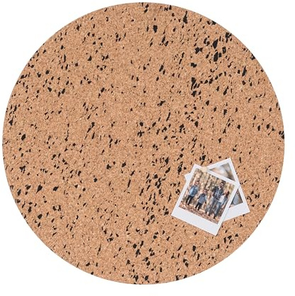 Bi-Office Eco Korkplatte ohne Rahmen, doppelseitiger Naturkork, quadratisch, 45 x 45 cm