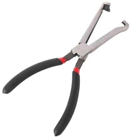 Black Locking-Push Tab Spark Plug Pliers - Automotive Electrical Connector Pulling Tool