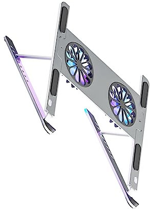Housoutil Enfriador De Portátil Silencioso Velocidades Ajustables Soporte Ventilado Gear Enfriador De Aire Portátil