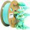 GratKit Mattes Tricolor PLA Filament 1,75mm, 1kg Spule, High Speed 3D-Drucker Matte PLA mit ±0,03mm Präzision, gleichmäßige Wicklung, Gelb Grün Und Blau, Kash